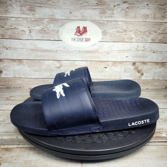 Lacoste Fraisier Men's Size 9 Blue Open Toe Sandals - Picture 5 of 11